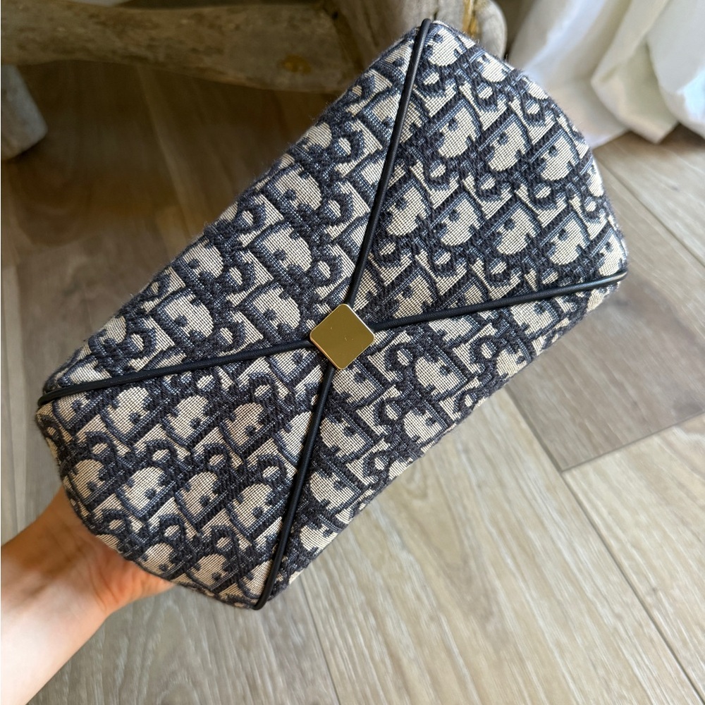 Christian Dior Oblique Jacquard Top Handle Bag Small - Picture 3 of 6